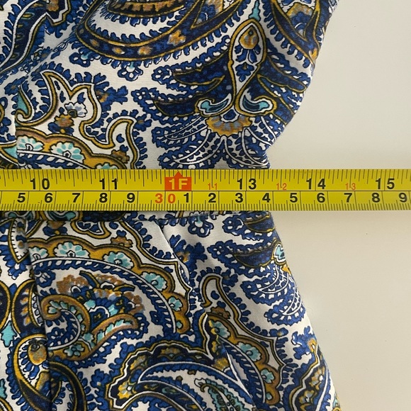 J. Crew Silk Dolores Dress Peacock Paisley - Picture 9 of 12